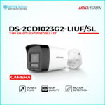 DS-2CD1023G2-LIUF-SL bullet IP security camera with active deterrent light and siren