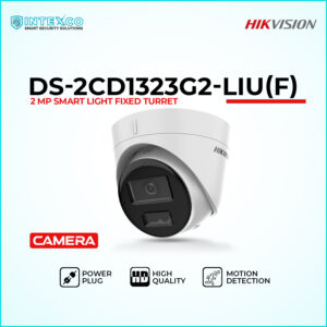DS-2CD1323G2-LIUF turret IP security camera with built-in microphone