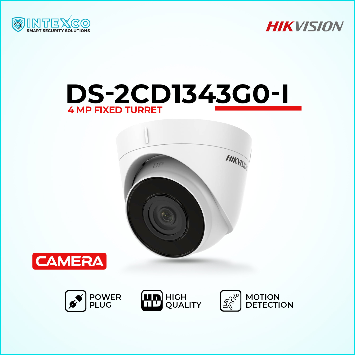 DS-2CD1343G0-I turret IP security camera