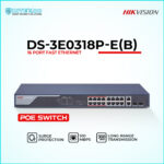 DS-3E0318P-E(B) network switch front view
