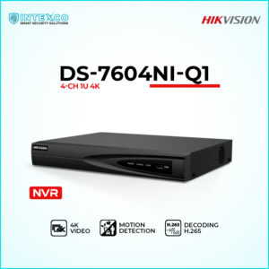 DS-7604NI-Q1 4-channel NVR network video recorder for IP security cameras