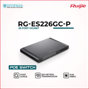 RG-ES226GC-P network switch front panel with Ethernet ports