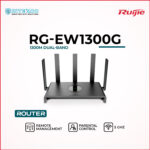 RG-EW1300G Wi‑Fi router front view for home and small office wireless networking