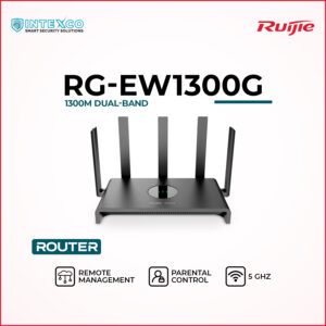 RG-EW1300G Wi‑Fi router front view for home and small office wireless networking