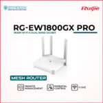 RG-EW1800GX PRO Wi‑Fi router front view for home and office wireless networking