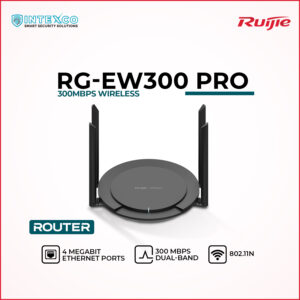 RG-EW300 PRO Wi‑Fi router front view for home and small office wireless networking