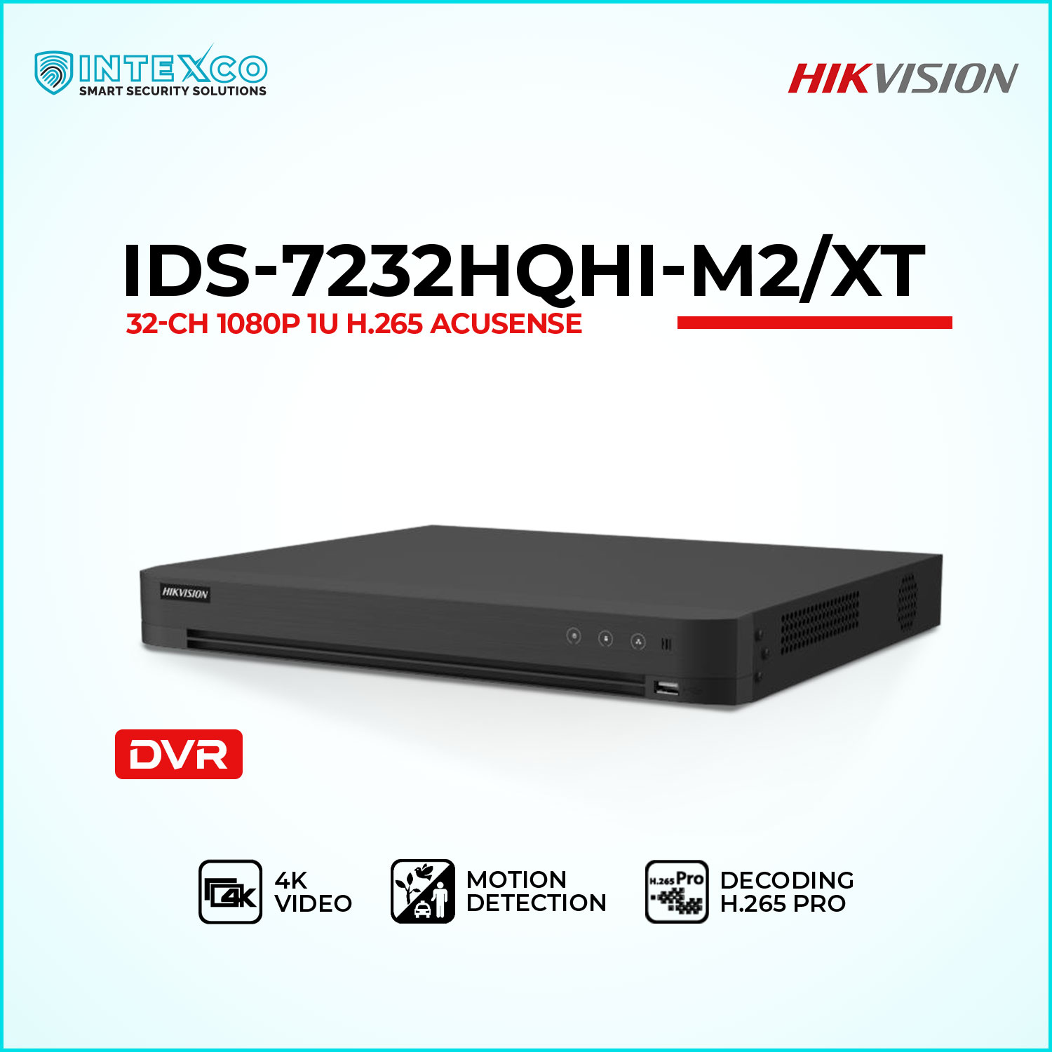 iDS-7232HQHI-M2/XT Turbo HD DVR for CCTV video surveillance