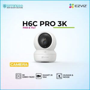 EZVIZ H6C Pro 3K pan and tilt smart home camera in promotional banner