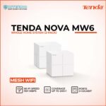 Tenda Nova MW6 whole home mesh WiFi system 2‑pack promotional banner
