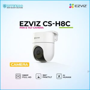 EZVIZ CS‑H8C 1080p pan and tilt camera with 360° view and AI human detection