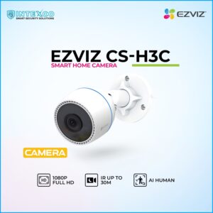 EZVIZ CS‑H3C 1080p smart home camera with IR up to 30 m and AI human detection