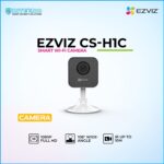 EZVIZ CS‑H1C 1080p smart Wi‑Fi camera in promotional banner