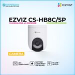 EZVIZ CS‑HB8C/SP 2K+ standalone 4G defense camera with battery and solar power